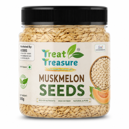 Treat Treasure Premium Muskmelon Seeds (500g Jar)