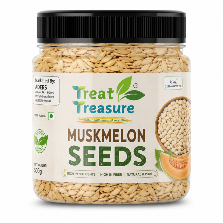 Treat Treasure Premium Muskmelon Seeds (500g Jar)