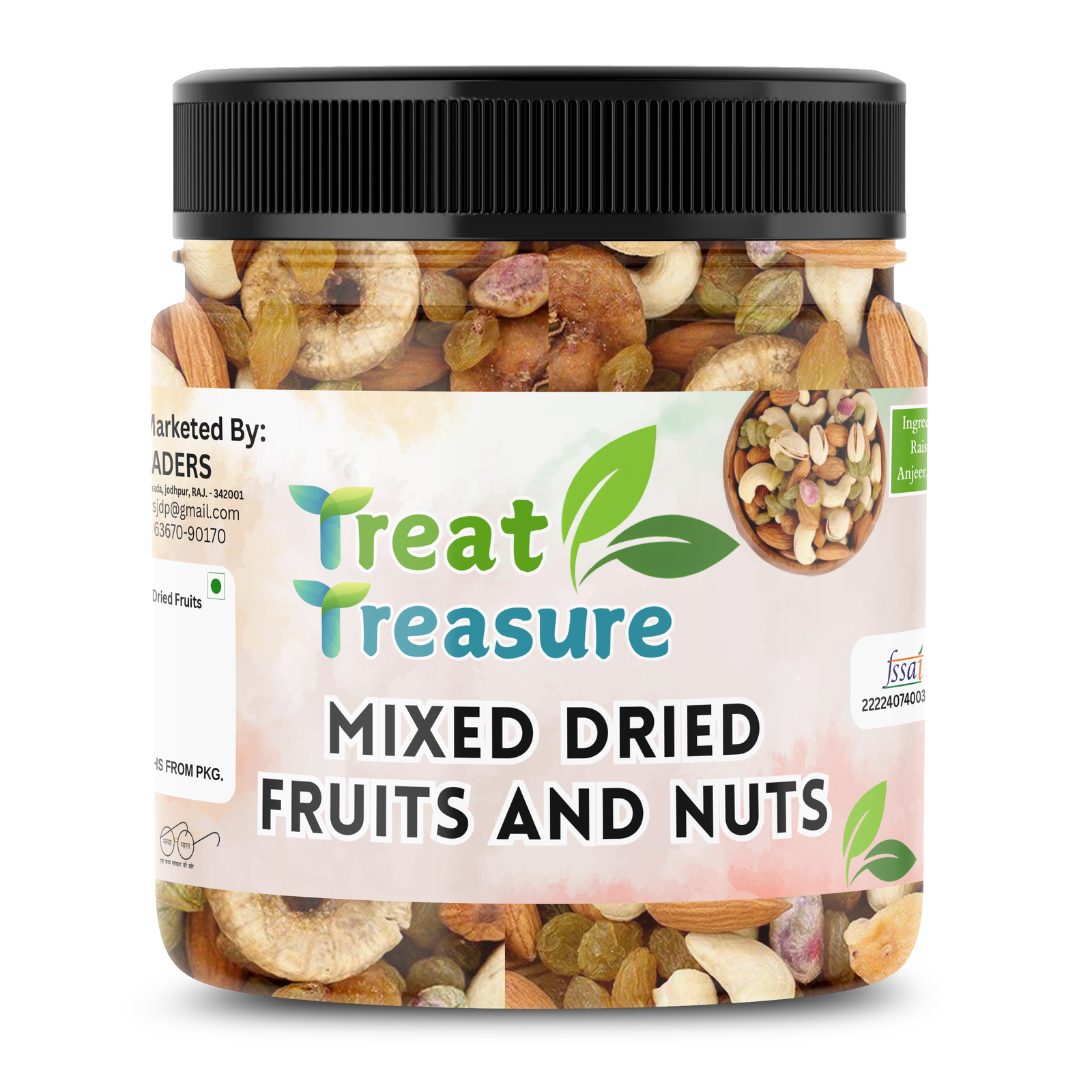 Treat Treasure Premium Mixed Dried Fruits and Nuts